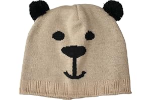 Jiglz Childs Animal Pom Pom Ski Hat C127