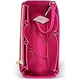 AlgorithmBags designed for Louis Vuitton LV Graceful, Purse Organizer Insert with zippers, 3mm Felt Shaper Liner Divider Protector (Peony, PM)