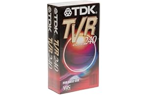 TDK TVR 240 4h VHS Leerkassetten - Doppelpack | 2er Pack