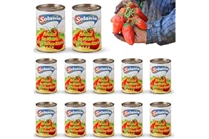 ‎DELICRET THE DELICATE SECRETS OF THE WORLD DELICRET - SOLANIA - San Marzano Tomaten DOP 12x 400g Dose mit Rezeptguide|ganze geschälte Pizzatomaten | Dosentomaten