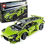 LEGO 42161 Technic Lamborghini Huracán Tecnica, zabawkowy model samochodu sportowego z klocków do zbudowania dla dzieci, pomy