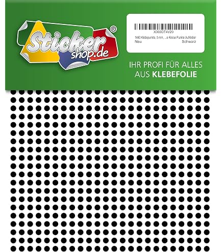1440 Pastilles Adhésives 5 Mm Jaunes - Repères Cercles PVC Résistants Intempéries