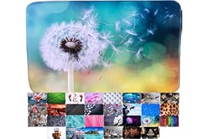‎SANILO Sanilo Badteppich, viele schöne Badematten zur Auswahl, Badvorleger sehr weich und rutschfest, waschbar und schnelltrocknend (Pusteblume, 50 x 80 cm)