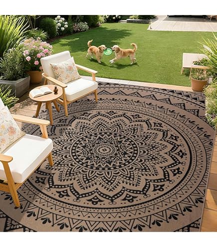Capslpad Jute-look, keukentapijt, woonkamer, 120 x 180 cm, keukentapijt, natuurlijk, wasbaar, zwart-bruin, antislip, tapijten voor slaapkamer, balkon, ingang, eetkamer, kantoor, decoratie