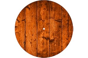 AGE PRINT - Slipmat - panno feltro per giradischi vinile tappetino dj"Legno Wood"