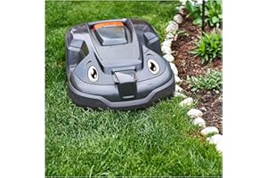 ‎FINEST FOLIA Finest Folia Aufkleber Gesicht Augen Sticker für Staubsauger Mähroboter Saugroboter Rasenmäher Mülltonnen Deko selbstklebend wetterfest R202 (07 Niedlich)