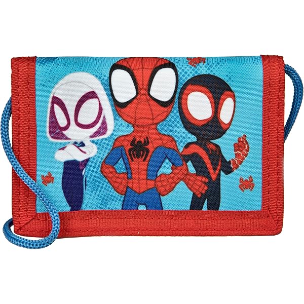 Sitengjun Porte-monnaie Spider Man pour Garçon et Enfants - Super-héros de Dessin Animé - Cadeau Sitengjun Porte-monnaie Spider Man pour Garçon et Enfants - Super-héros de Dessin Animé - Cadeau