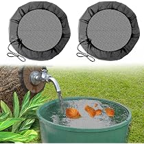 Filet De Protection Pour Récupérateur D'eau De Pluie – Anti-moustiques, Feuilles Et Saletés – Avec Cordon De Serrage - 5