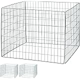 Relaxdays Komposter Metall, 3er Set, Biokomposter Garten, großer Laubkomposter, 560 Liter, Steckkomposter, dunkelgrün