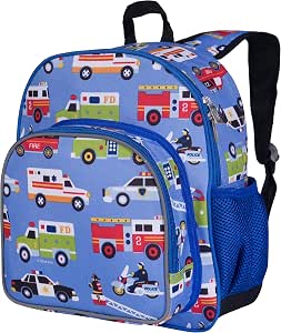 WILDKIN, Zainetto per Bambini, Motivo: Veicoli, Multicolore (Multi-Colour)  : Amazon.it: Valigeria