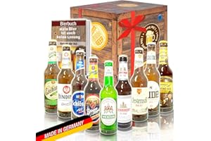 MONATSGESCHENKE Bierspezialitäten aus Deutschland in der Geschenkbox (inkl. Geschenkkarten + Bierbewertungsbogen)