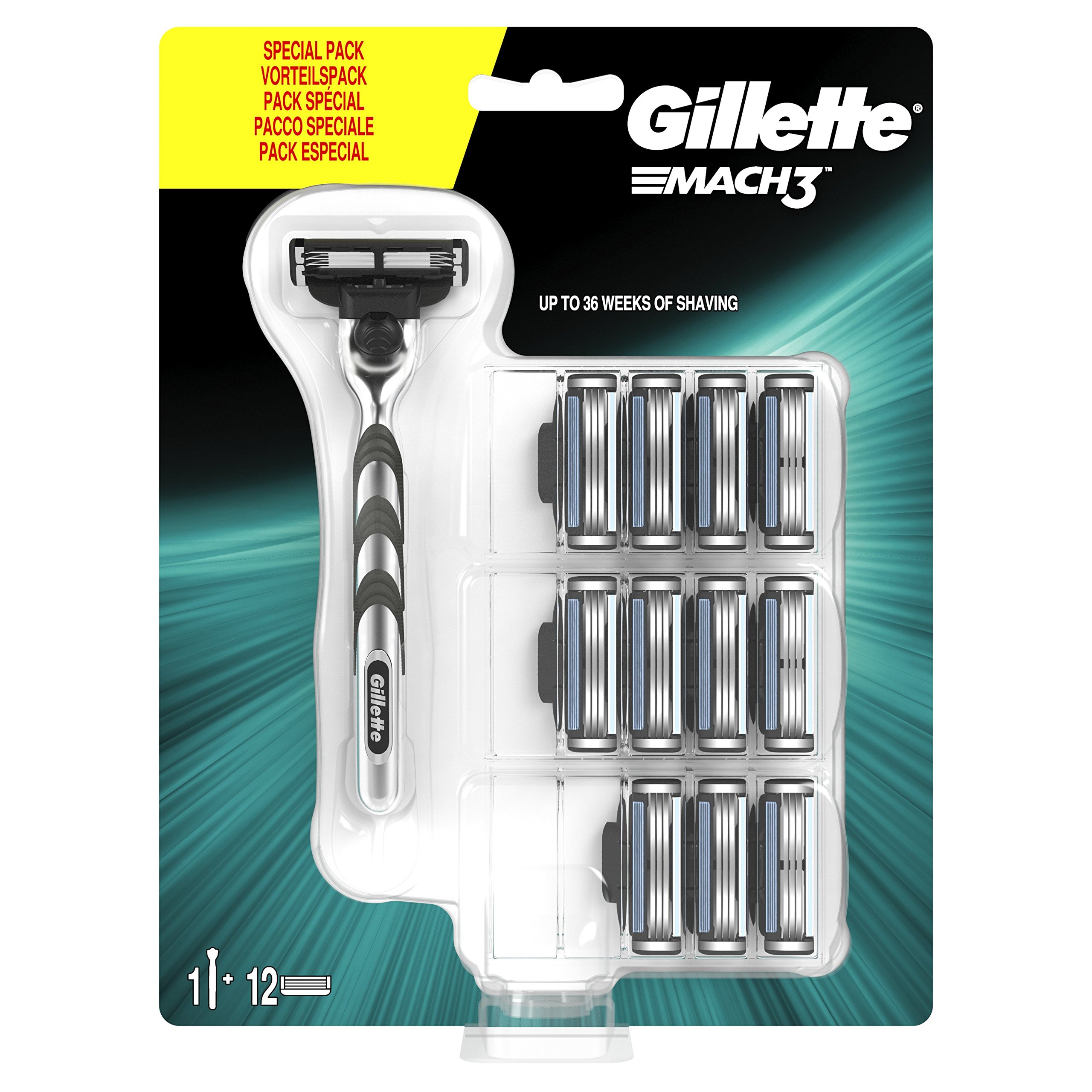 Gillette-Mach3-Maquinilla-De-Afeitar-Para-Hombre-11-Recambios