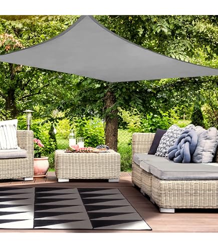 Voile D'Ombrage Swift 2x3m - HDPE Respirant, 98% UV Bloqué, Pour Jardin Et Terrasse