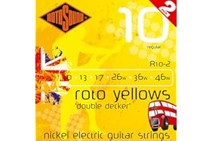 Rotosound R10DD Roto Yellows Nickel R - Double Decker Twin Pack
