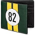 Yoshi Race Car Livery #82 Men's Leather Wallet, Genuine Green/Black Leather Wallet, RFID Blocking Wallet, Slim Wallet for Men