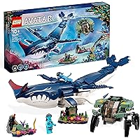 LEGO Avatar Tulkun Payakan e Crabsuit, Sottomarino e Animale Giocattolo Simile alla Balena, Ambientazione di Pandora dal Film