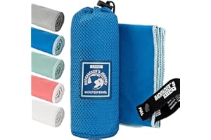 Backpacker's Journey asciugamano microfibra in S M L XL. Set di asciugamani microfibra Mare, ad asciugatura rapida, assorbenti e antibatterici