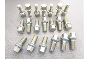 TOPBEST Kit 20 Bulloni Ruota Compatibili Con MERCEDES CLASSE A E R CLS GLA SL Fissaggio Ruote Gomme Cerchi In Lega Farad MADE IN ITALY