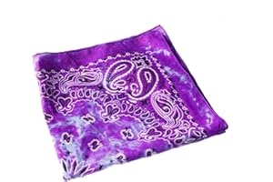 DHOBIA Bandana Gesichtstuch Face Mask Kopftuch Halstuch 100% Baumwolle mit original Paisley Muster