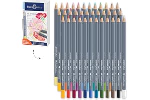 Faber-Castell Creative Studio Goldfaber Aqua Watercolour Pencil, Multicoloured Gift Set Of 36 Pencils, For Art, Craft, Drawing, Sketching, Home, School, University, Colouring
