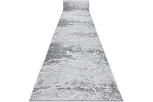 rugsx Alfombra de Pasillo Estructural MEFE Dos Niveles de vellón Gris 70x700 cm