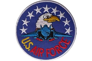 ELLU Stati Uniti Air Force patch ricamato distintivo Iron Sew on ricamato applique