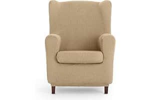 Eysa Italia Ulises Copripoltrona Elastico, Beige, 70 a 90 cm