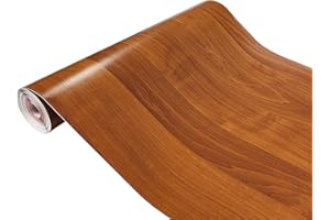 ‎DECOMEISTER DecoMeister Klebefolie in Holz-Optik Holzfolien Deko-Folien Holzdekor Selbstklebefolie Möbelfolie Selbstklebend Fertigrolle Holz Folie für Möbel Erle Mittel 45x200 cm