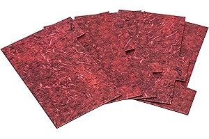 Hampton Frames Index Card Tab Dividers for Red Marble Effect Storage Box 4x6 10x15cm Photograph INDEX5PKRED
