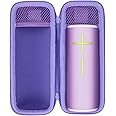 Lebakort Storage Case Compatible with Ultimate Ears UE Boom 4 3 Portable Waterproof Bluetooth Speaker (Purple Case)