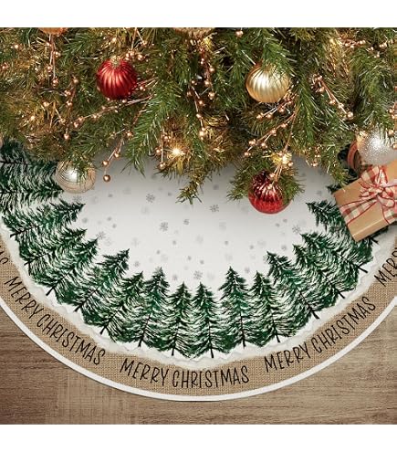 Weihnachtsbaumrock Aus Kunstfell – 81,3 Cm Brauner Plüschrock Für Weihnachtsbaum-Deko