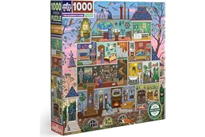 eeBoo - Piece&Love: The Alchemist's Home-1000 szt. 1000 sztuk - Dom Fascynującego Alchemika z kartonu pochodzącego z recyklingu - Wysokiej jakości puzzle dla dorosłych-PZTAST