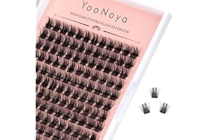 YOONOYA Pestañas Postizas 12mm, 144 largas y esponjosas pestañas de visón!