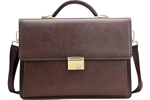 FSD.WG ]Sac d'affaires en cuir pour homme avec bandoulière pour ordinateur portable