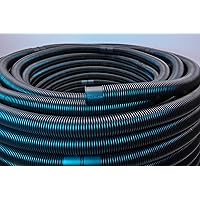 Pool-Profi24 1,5m Pool-Schlauch 32mm Durchmesser | Schwimmschlauch UV-beständig zum Absaugen (Schwarz)