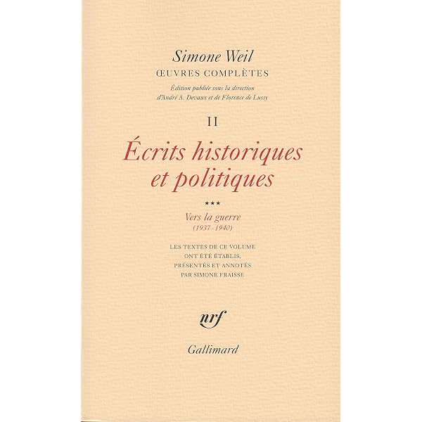 Œuvres complètes (Tome 6 Volume 1)-Cahiers (1933 - Septembre 1941