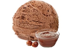 Saveur de nougat aux noix 1 Kg Poudre de glace Gino Gelati Poudre de glace molle pour votre sorbetière