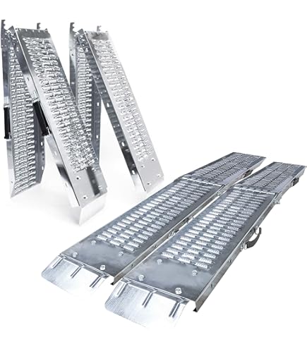 LIEKUMM Rampa Di Carico Pieghevole In Alluminio, 180 X 25 Cm