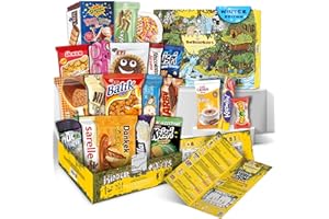 BUBSOOBOO'S WILD SNACKS Maxi International Snack Box (Hidden Game Themed) | Snacks Variety Pack of International Treats | Foreign Snacks Offering Unique Experience | Giftable Mix of Turkish Snacks | 21 Full-Size Snacks