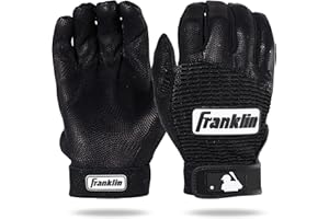 Franklin Sports MLB Pro Classic Baseball Batting Gloves - Adult and Youth Sizes - Premium Pro Grade Quality Leather - Excellent Breathability