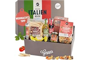 ‎GEPP'S Gepp’s Feinkost Bella Italia Geschenkbox I Geschenkkorb für Männer und Frauen I Feinste italienische Spezialitäten, hergestellt nach eigener Rezeptur I Geschenk für genussvolle Momente