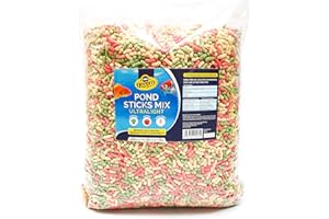 HERONS Pond Sticks Mix Ultralight 15L - Koi & Goldfish Food - Excellent Value - Complete Feed for all Pond Fish - Premium, Variety Pond Sticks