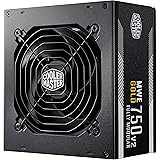 Cooler Master MWE 750 Gold V2 Alimentatore Completamente Modulare (Spina UE) - 80 PLUS Gold da 750W, Cavi Piatti Neri, Ventol