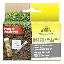 Kit Test PH Sol Neudorff - Analyse Terre Jardin, 8 Tests, Simple Et Précis Sans Connaissances