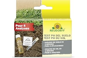 Neudorff Test PH du Sol - pour Une Détermination Simple et Rapide du PH des Sols et des Besoins en Calcaire, 1 Kit