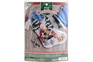 Bucilla Santa's Forest Family Kit Bas Multicolore