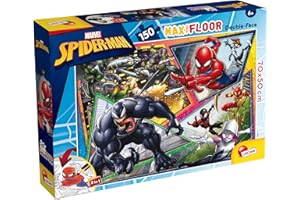 LISCIANIGIOCHI Lisciani Giochi Marvel Puzzle DF Maxi Floor 150 Spider-Man, 104758, Multicolore
