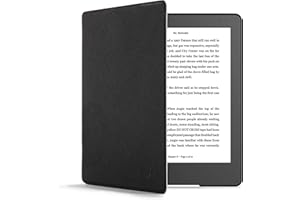 Forefront Cases Étui pour Kobo Aura Edition 2 (Modèle: N236-2016) - Mince et Léger, Fonction Automatique Veille/Réveil Intelligente Étui, Coque de Protection pour Kobo Aura Edition 2 - Noir