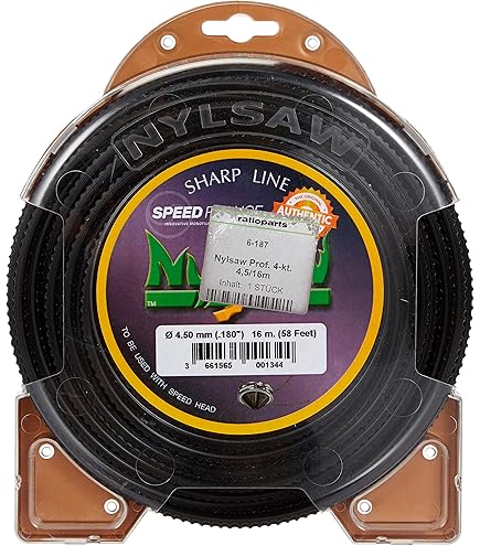 Fil Pour Débrousailleuse Dent De Requin NYLSAW 37 METRES - 3 MMMM