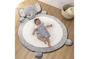 RUGUIES-Tapis Eveil Bébé-Matelas de Sol pour Enfant-Tapis très épais pour Ramper et Jouer -Doux et interactif pour la Gymnastique et la psychomotricité-Cadeau pour la Naissance. Baby Shower. XL